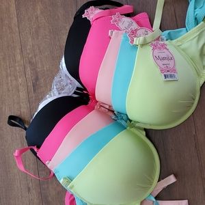 New mamia 6 set of bras